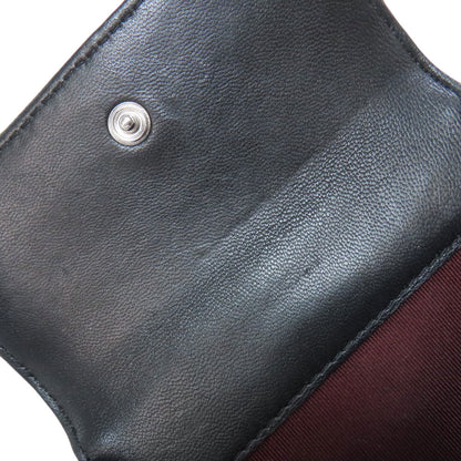 CHANEL COCO Mark Matelasse SilverHardware Bifold Wallet with Coin Pocket Lambskin Ladies [Used]