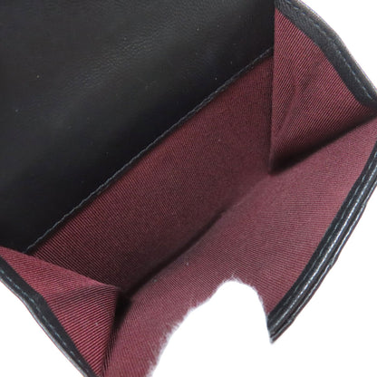 CHANEL COCO Mark Matelasse SilverHardware Bifold Wallet with Coin Pocket Lambskin Ladies [Used]