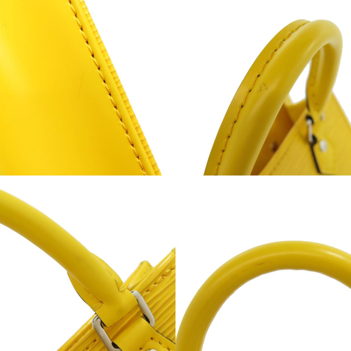 LOUIS VUITTON M81068 Petit Sac Plat Handbag Epi Leather Ladies [Used]