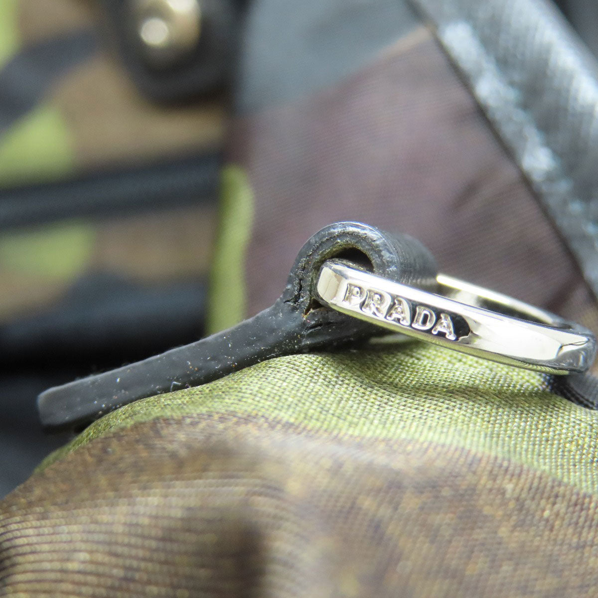 PRADA B4001T Camouflage pattern 2WAY Tote Bag Nylon Ladies [Used]