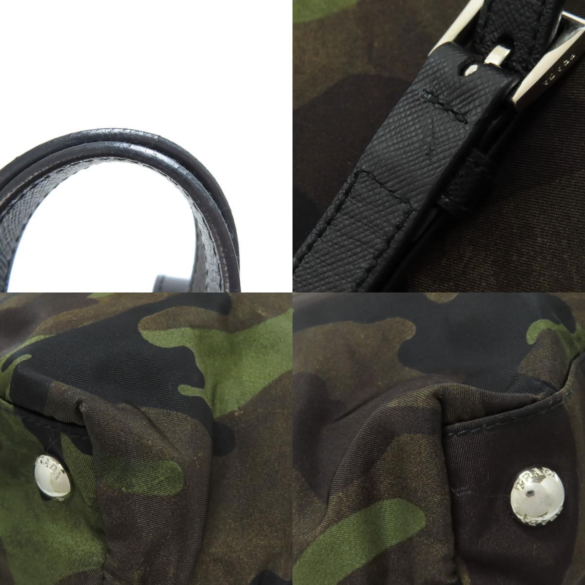 PRADA B4001T Camouflage pattern 2WAY Tote Bag Nylon Ladies [Used]