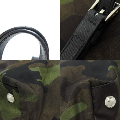 PRADA B4001T Camouflage pattern 2WAY Tote Bag Nylon Ladies [Used]