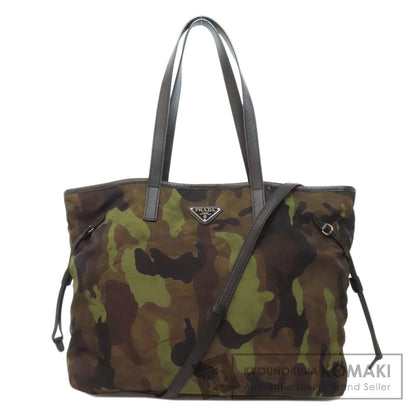 PRADA B4001T Camouflage pattern 2WAY Tote Bag Nylon Ladies [Used]