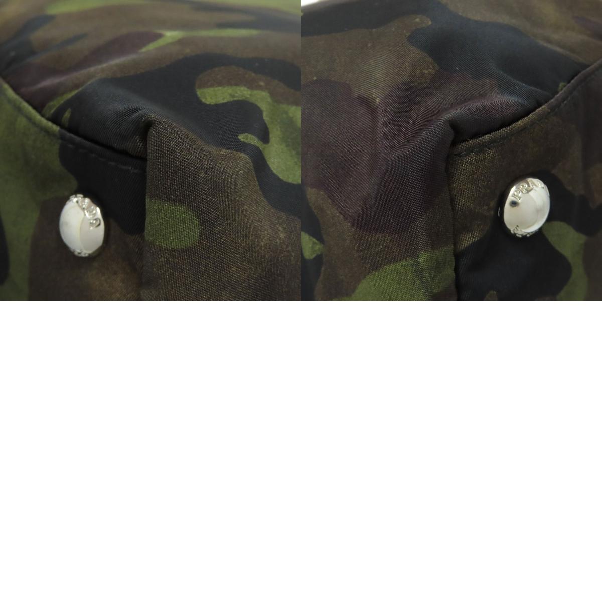 PRADA B4001T Camouflage pattern 2WAY Tote Bag Nylon Ladies [Used]