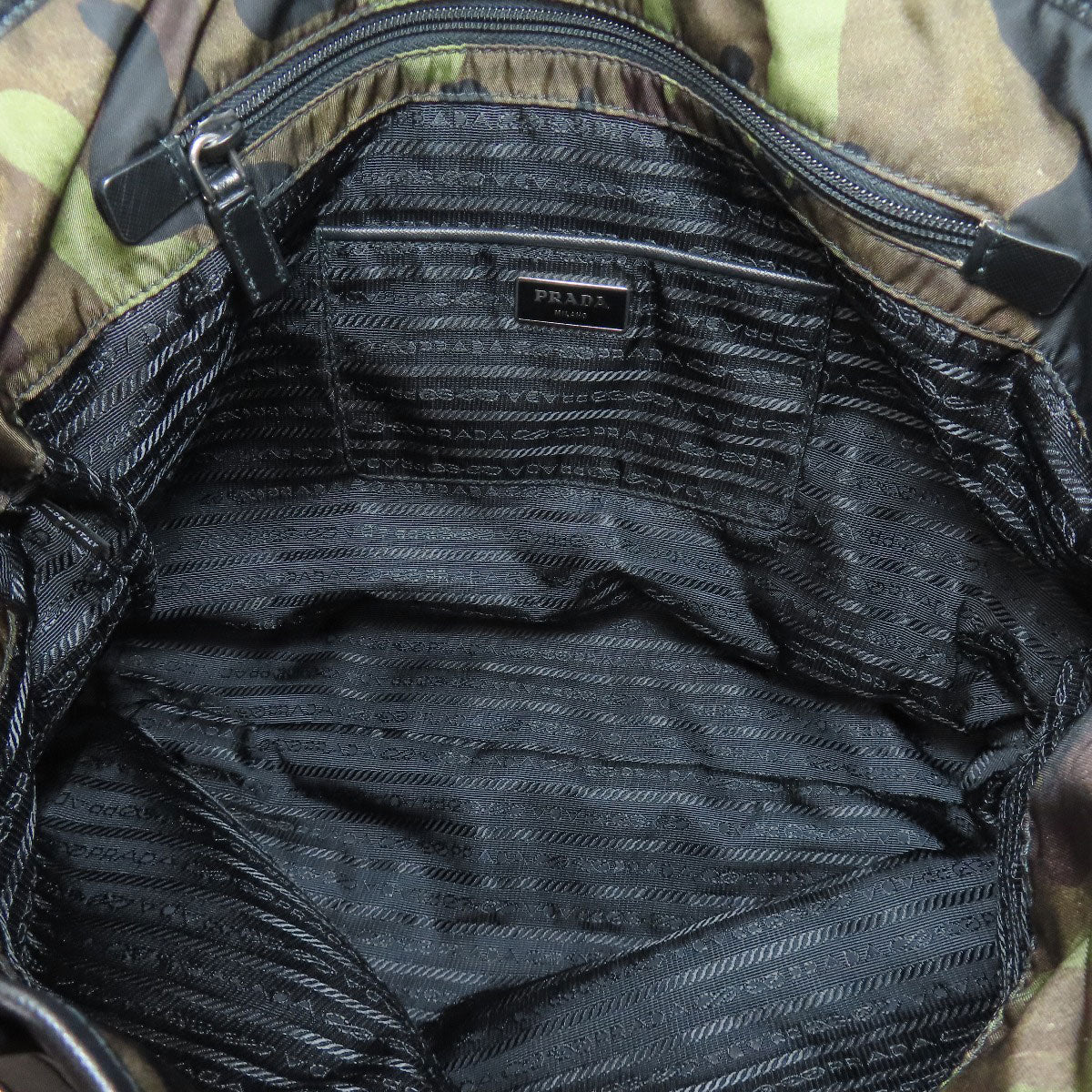 PRADA B4001T Camouflage pattern 2WAY Tote Bag Nylon Ladies [Used]