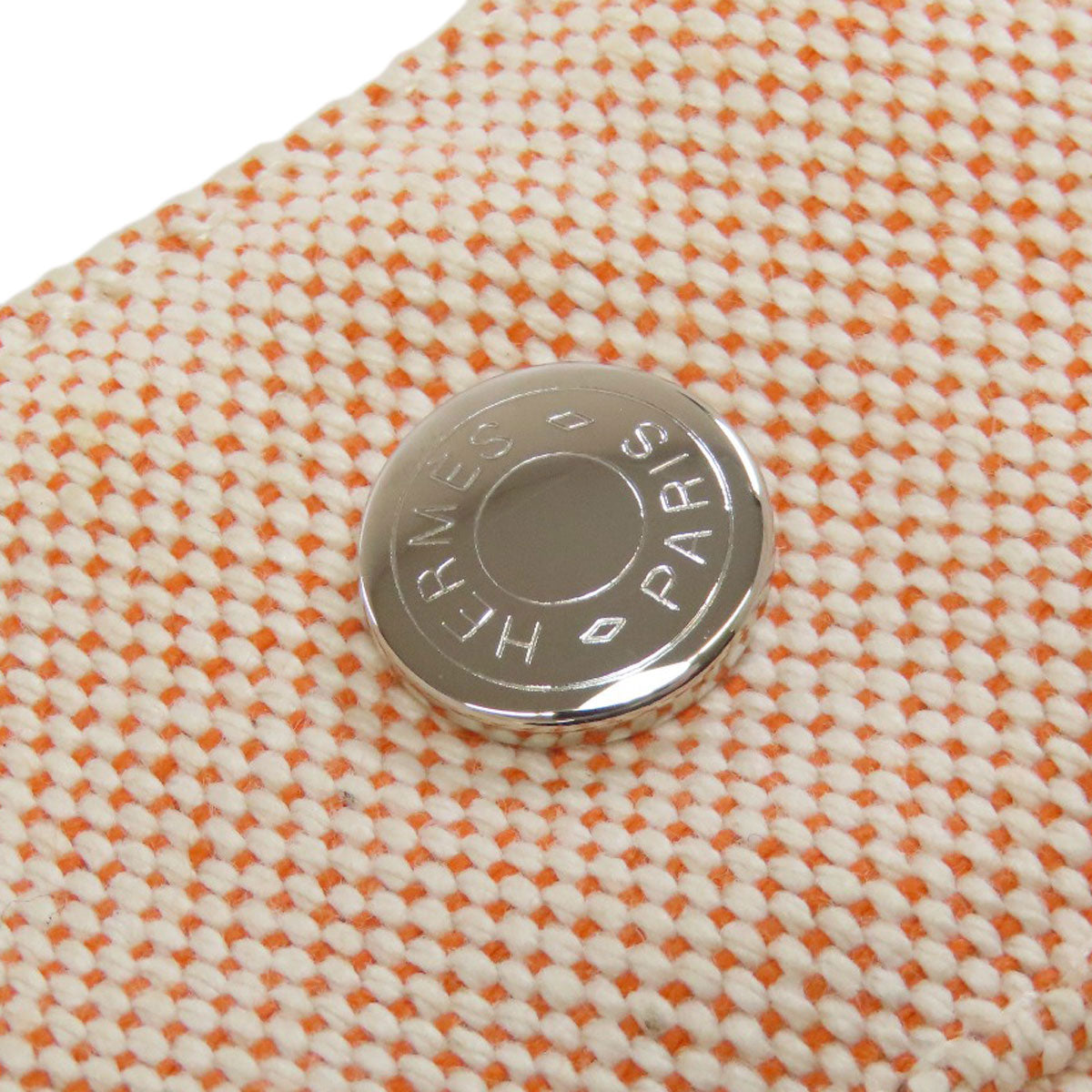 HERMES New fool toe MM Handbag Canvas Ladies [Used]