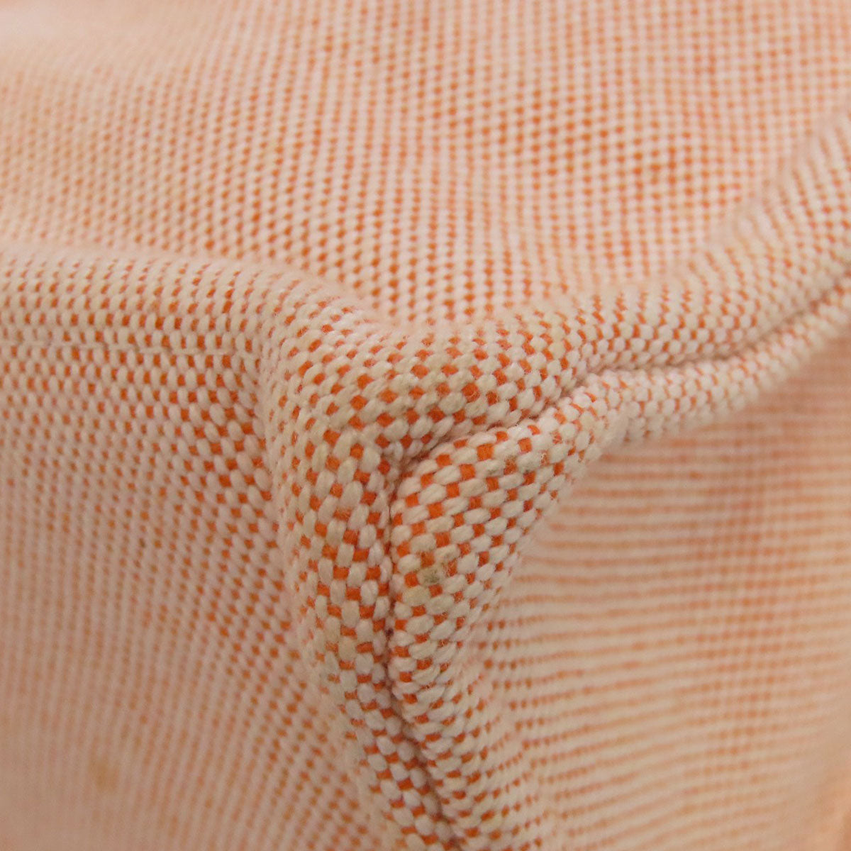 HERMES New fool toe MM Handbag Canvas Ladies [Used]