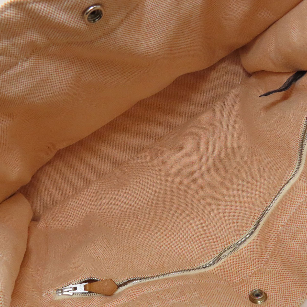 HERMES New fool toe MM Handbag Canvas Ladies [Used]