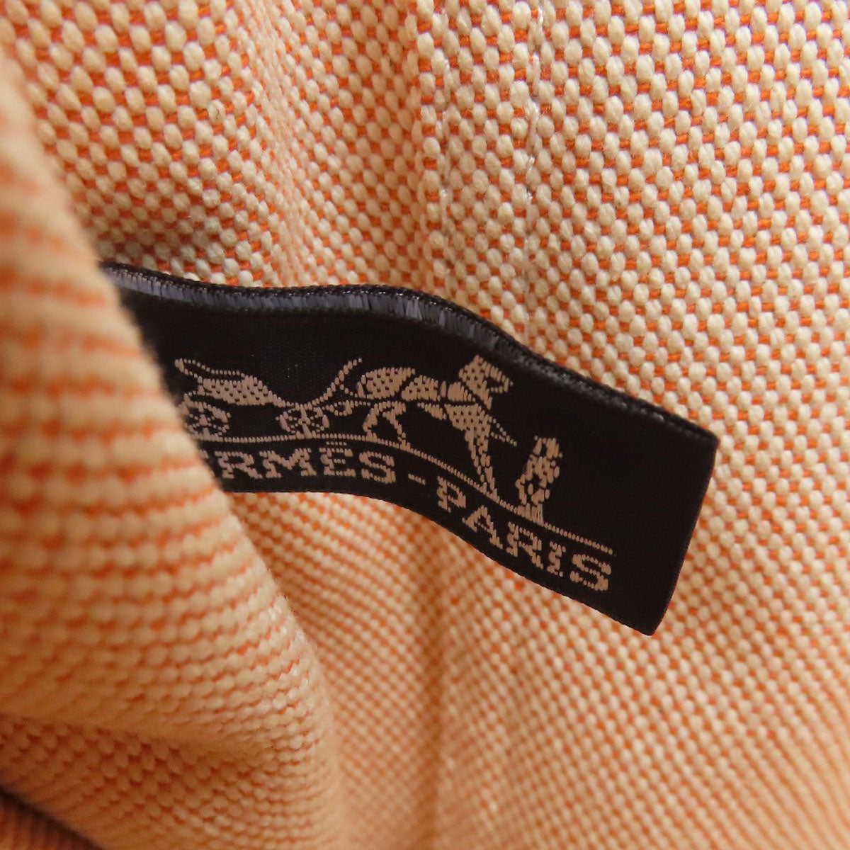 HERMES New fool toe MM Handbag Canvas Ladies [Used]