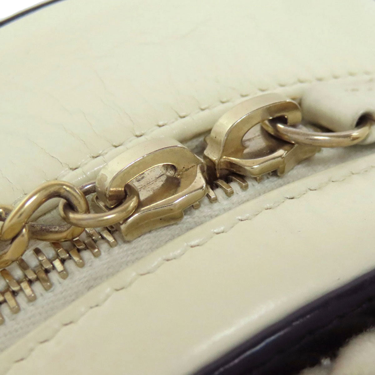 CHANEL COCO Mark GoldHardware 2WAY Handbag Calf Ladies [Used]