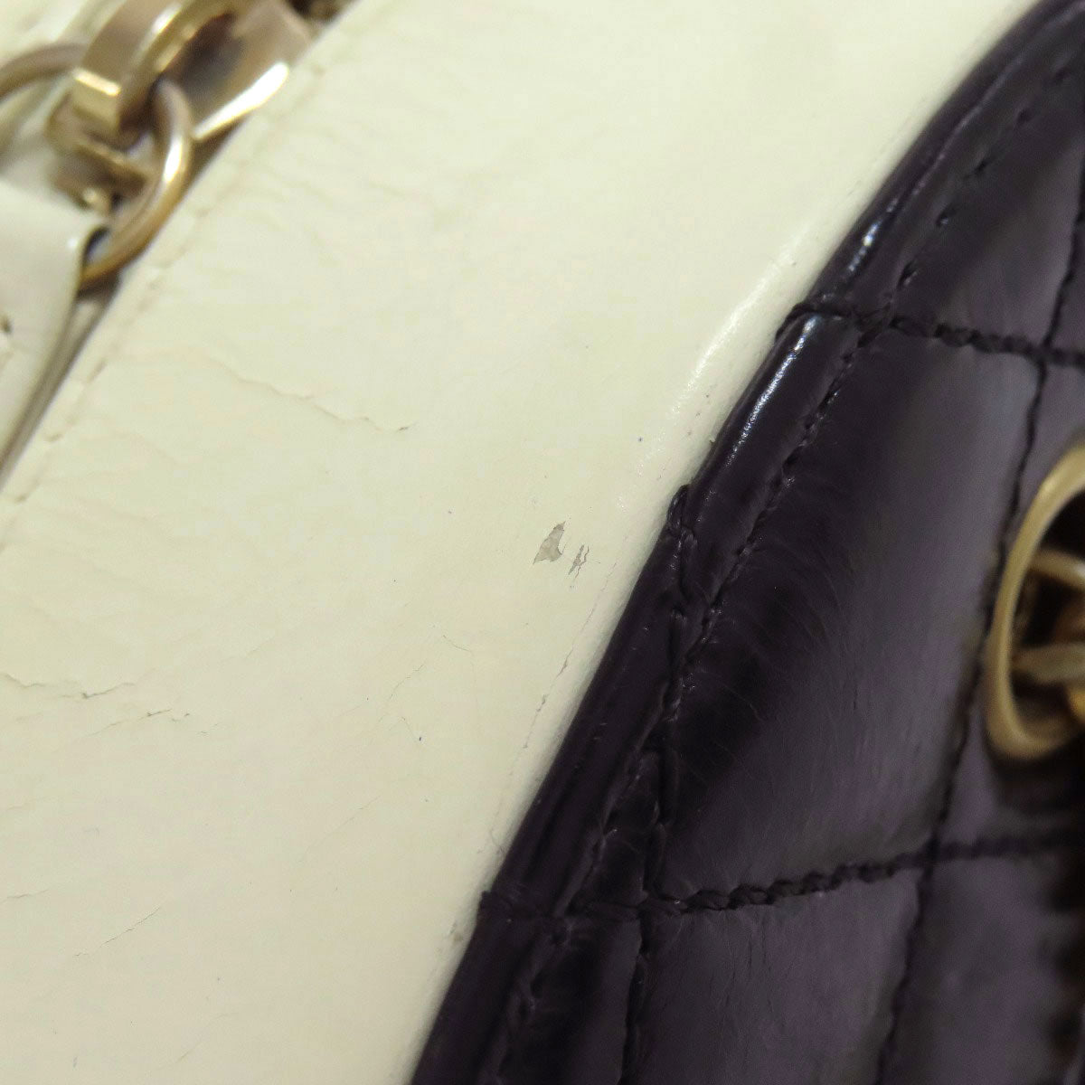 CHANEL COCO Mark GoldHardware 2WAY Handbag Calf Ladies [Used]