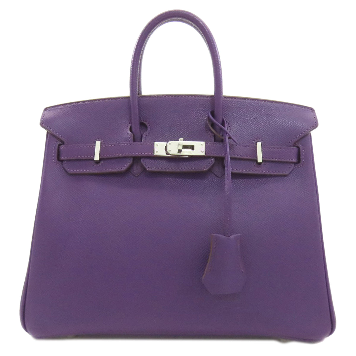エルメス バーキン25 シルバー金具 ハンドバッグ エプソン レディース 【中古】【HERMES】