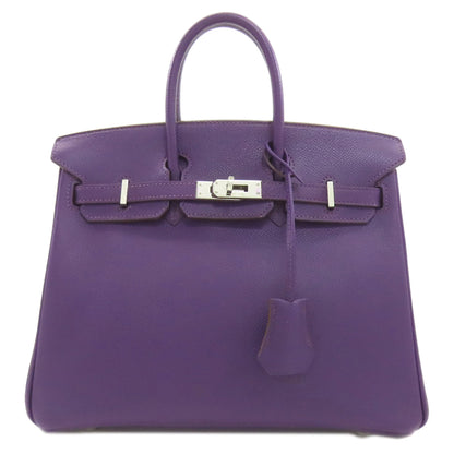 エルメス バーキン25 シルバー金具 ハンドバッグ エプソン レディース 【中古】【HERMES】