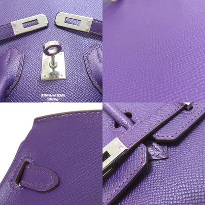 エルメス バーキン25 シルバー金具 ハンドバッグ エプソン レディース 【中古】【HERMES】