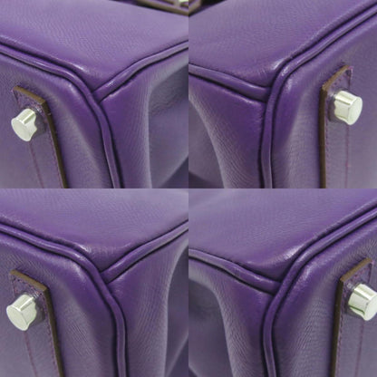 エルメス バーキン25 シルバー金具 ハンドバッグ エプソン レディース 【中古】【HERMES】