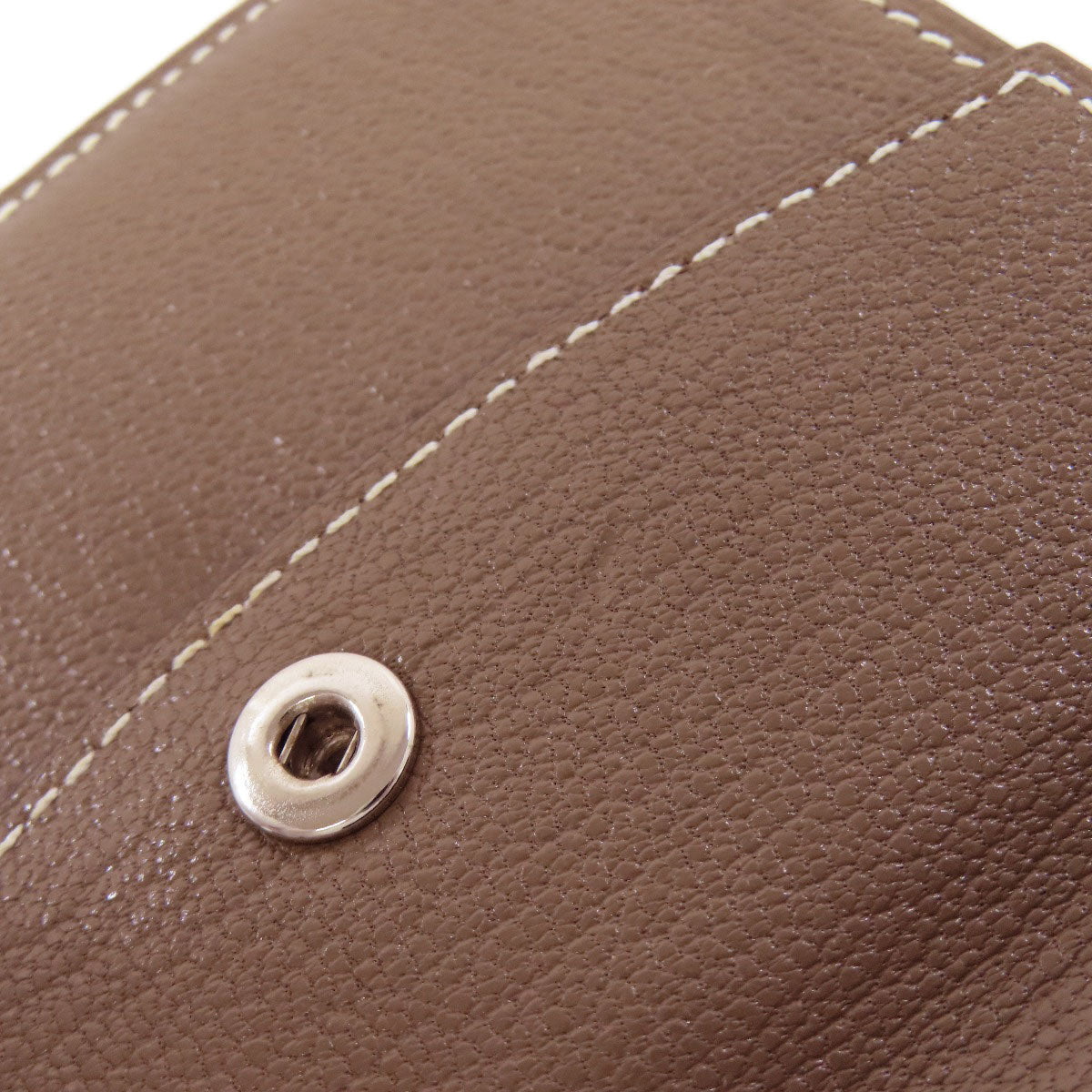 HERMES Bearn Mini Etoupe SilverHardware coin purse Chevre Ladies [Used]