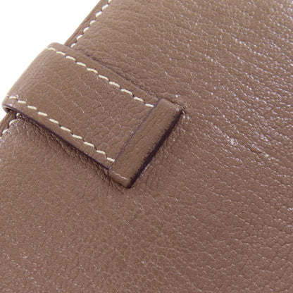 HERMES Bearn Mini Etoupe SilverHardware coin purse Chevre Ladies [Used]