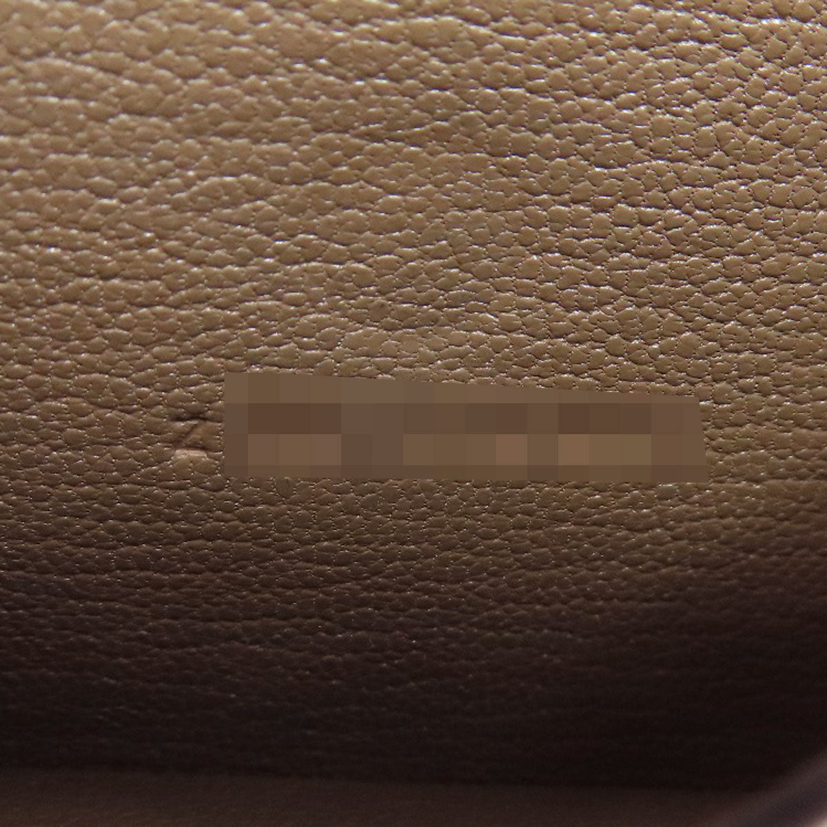 HERMES Bearn Mini Etoupe SilverHardware coin purse Chevre Ladies [Used]