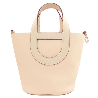 HERMES In the Loop 18 SilverHardware Handbag Taurillon Clemence Ladies [Used]