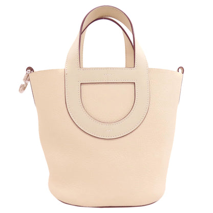 HERMES In the Loop 18 SilverHardware Handbag Taurillon Clemence Ladies [Used]