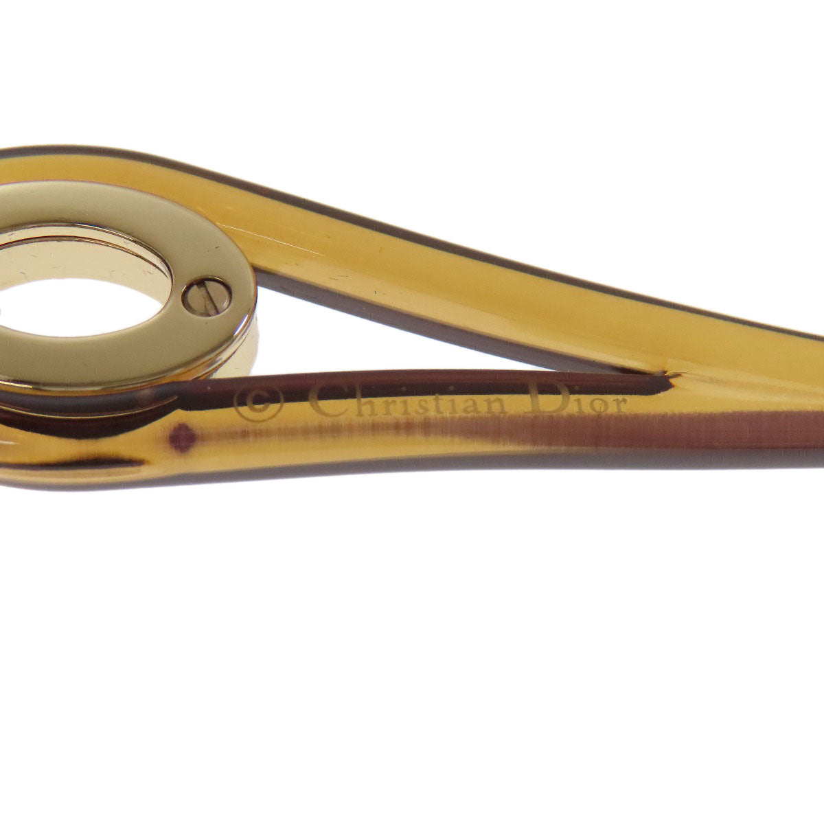 CHRISTIAN DIOR logo sunglasses Plastic Ladies [Used]