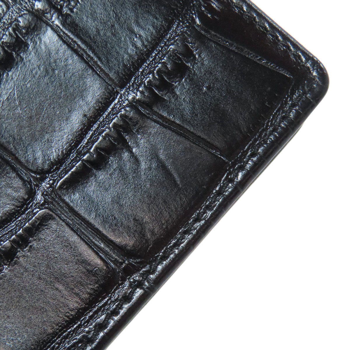 Emporio Armani Stamping with logo Card Case Leather Ladies [Used]