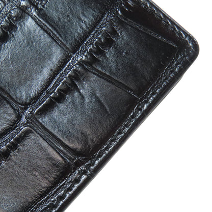 Emporio Armani Stamping with logo Card Case Leather Ladies [Used]