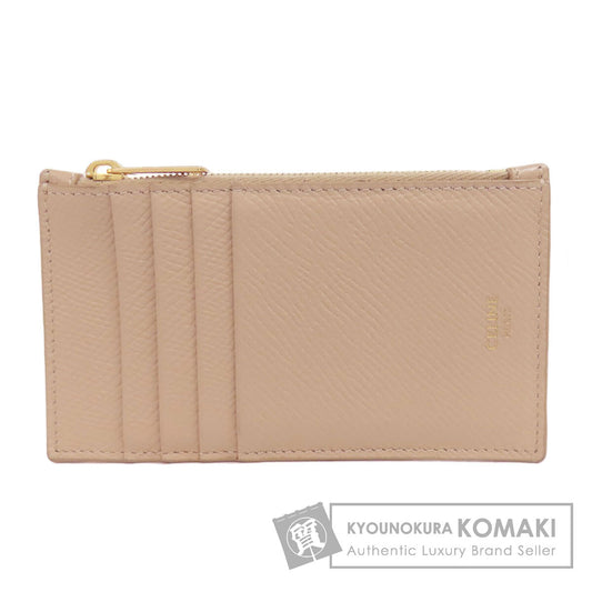 CELINE Coin Card Case coin purse Leather Ladies [Used]