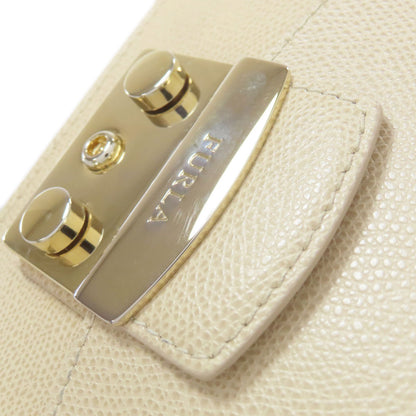 Furla logo Shoulder Bag Leather Ladies [Used]