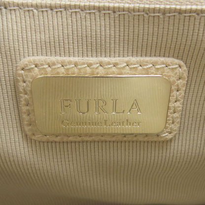 Furla logo Shoulder Bag Leather Ladies [Used]