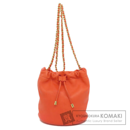 Ralph Lauren ChainShoulder Shoulder Bag Leather Ladies [Used]