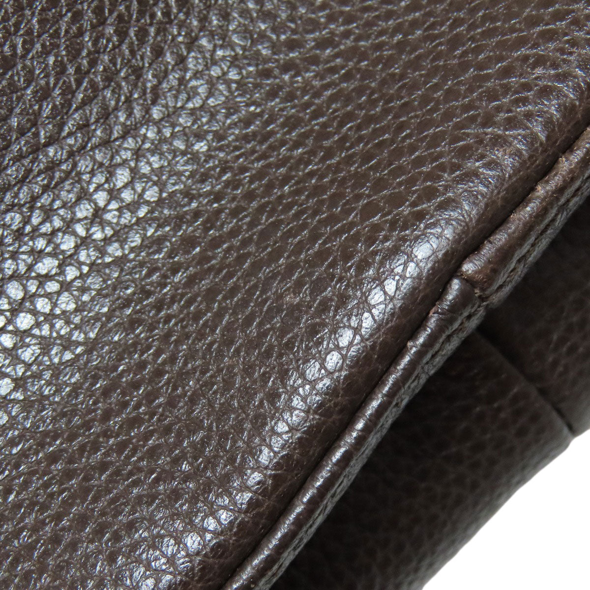 Longchamp logo Shoulder Bag Leather Ladies [Used]