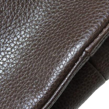 Longchamp logo Shoulder Bag Leather Ladies [Used]