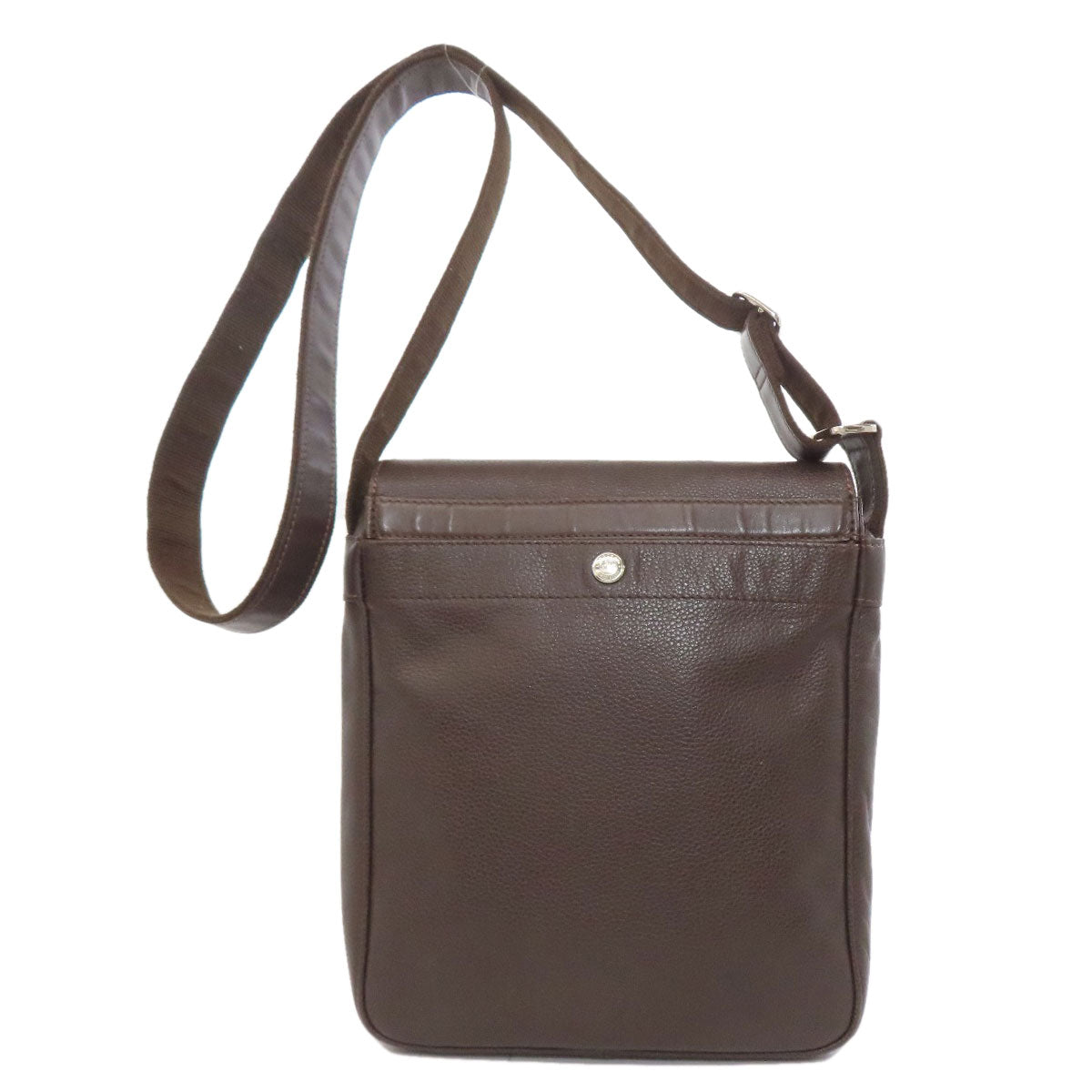 Longchamp logo Shoulder Bag Leather Ladies [Used]