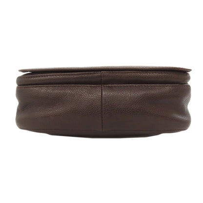 Longchamp logo Shoulder Bag Leather Ladies [Used]