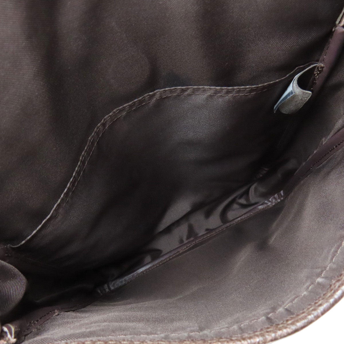 Longchamp logo Shoulder Bag Leather Ladies [Used]