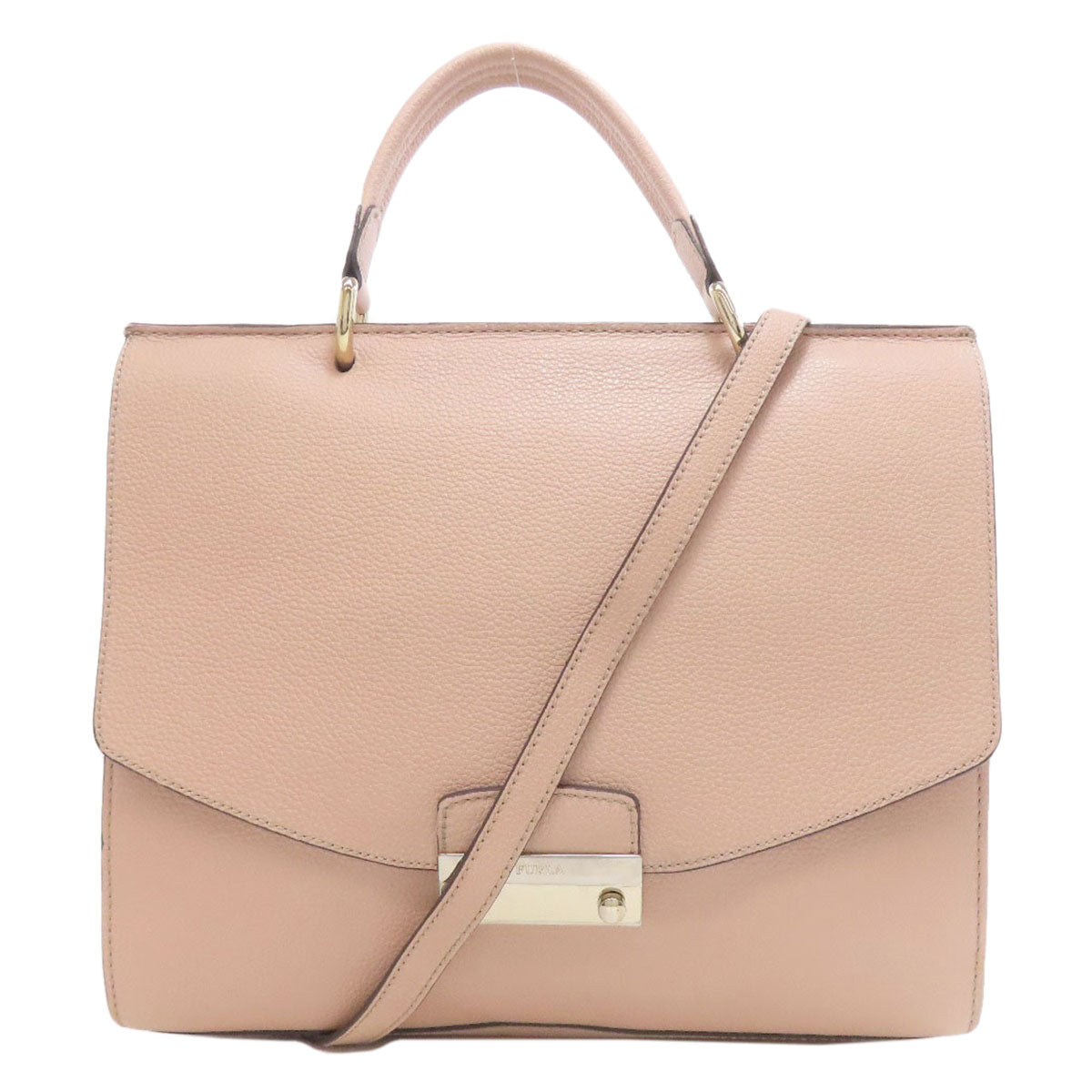 Furla 2WAY Handbag Leather Ladies [Used]