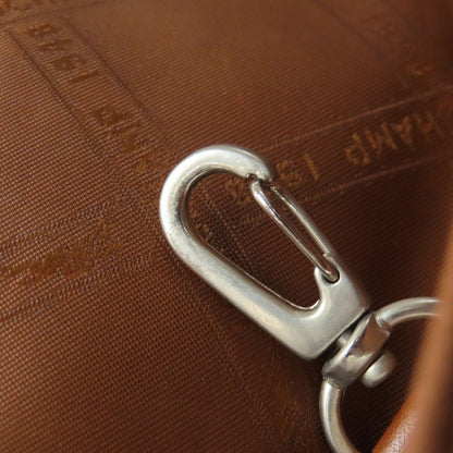 Longchamp logo Tote Bag Leather Ladies [Used]