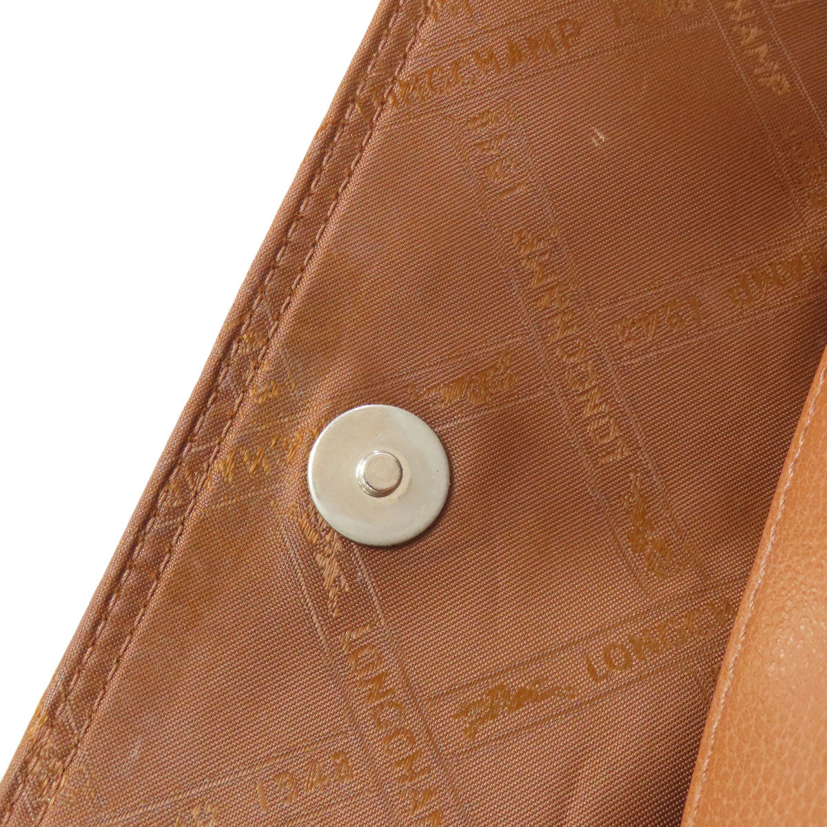 Longchamp logo Tote Bag Leather Ladies [Used]