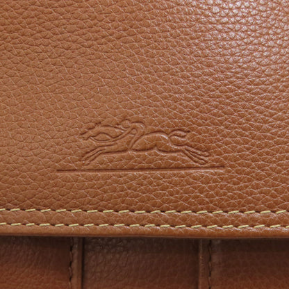 Longchamp logo Tote Bag Leather Ladies [Used]