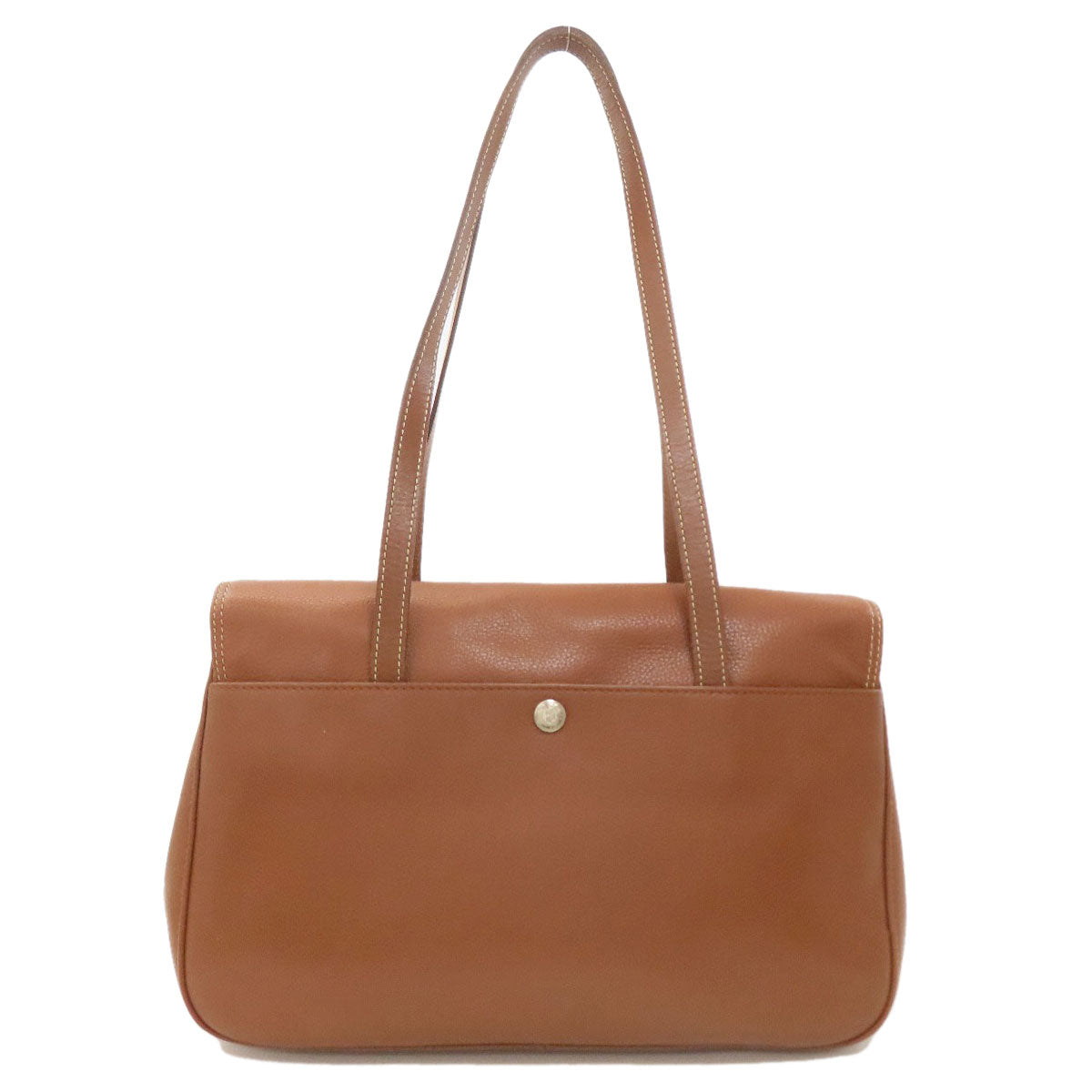 Longchamp logo Tote Bag Leather Ladies [Used]