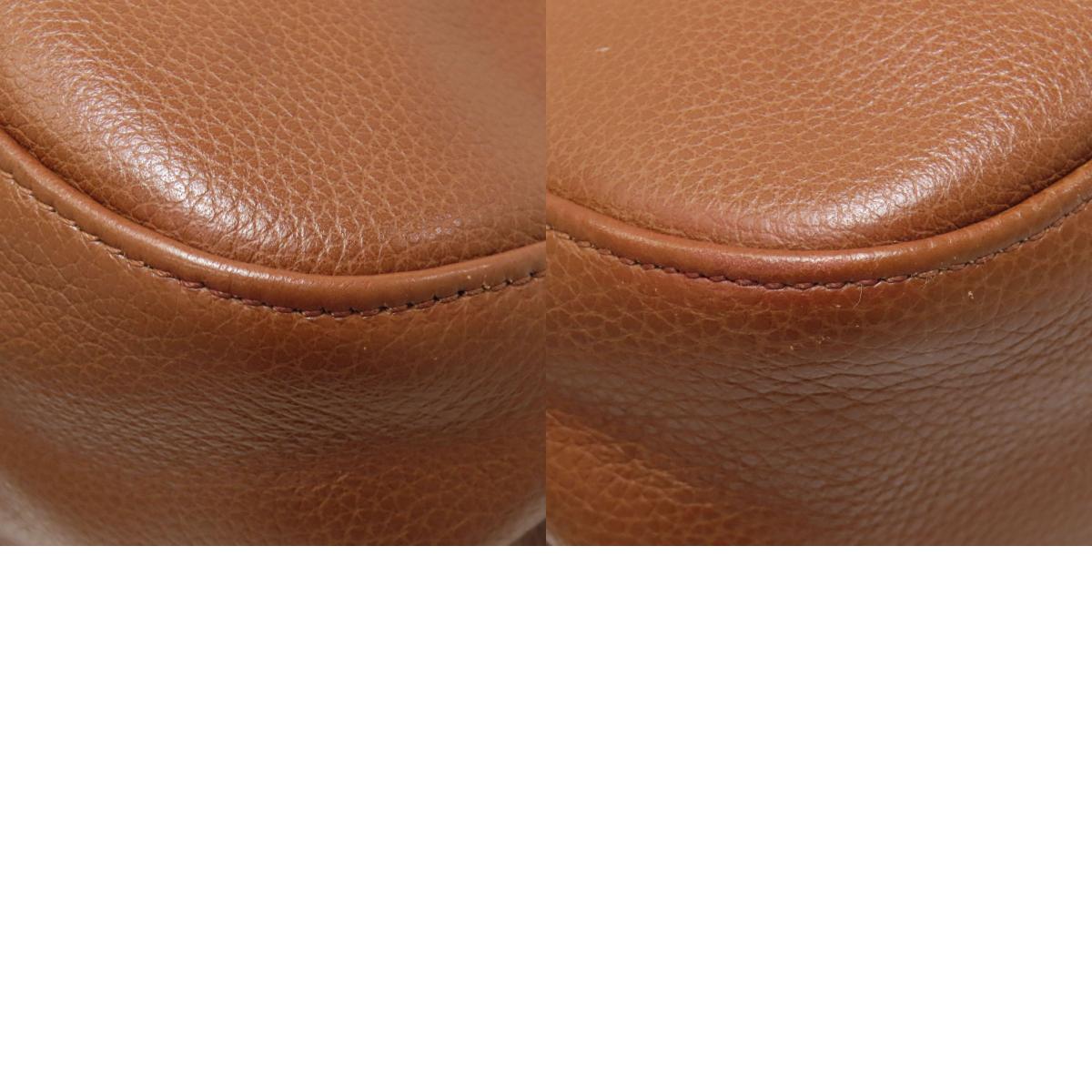 Longchamp logo Tote Bag Leather Ladies [Used]