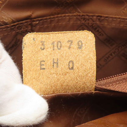 Longchamp logo Tote Bag Leather Ladies [Used]