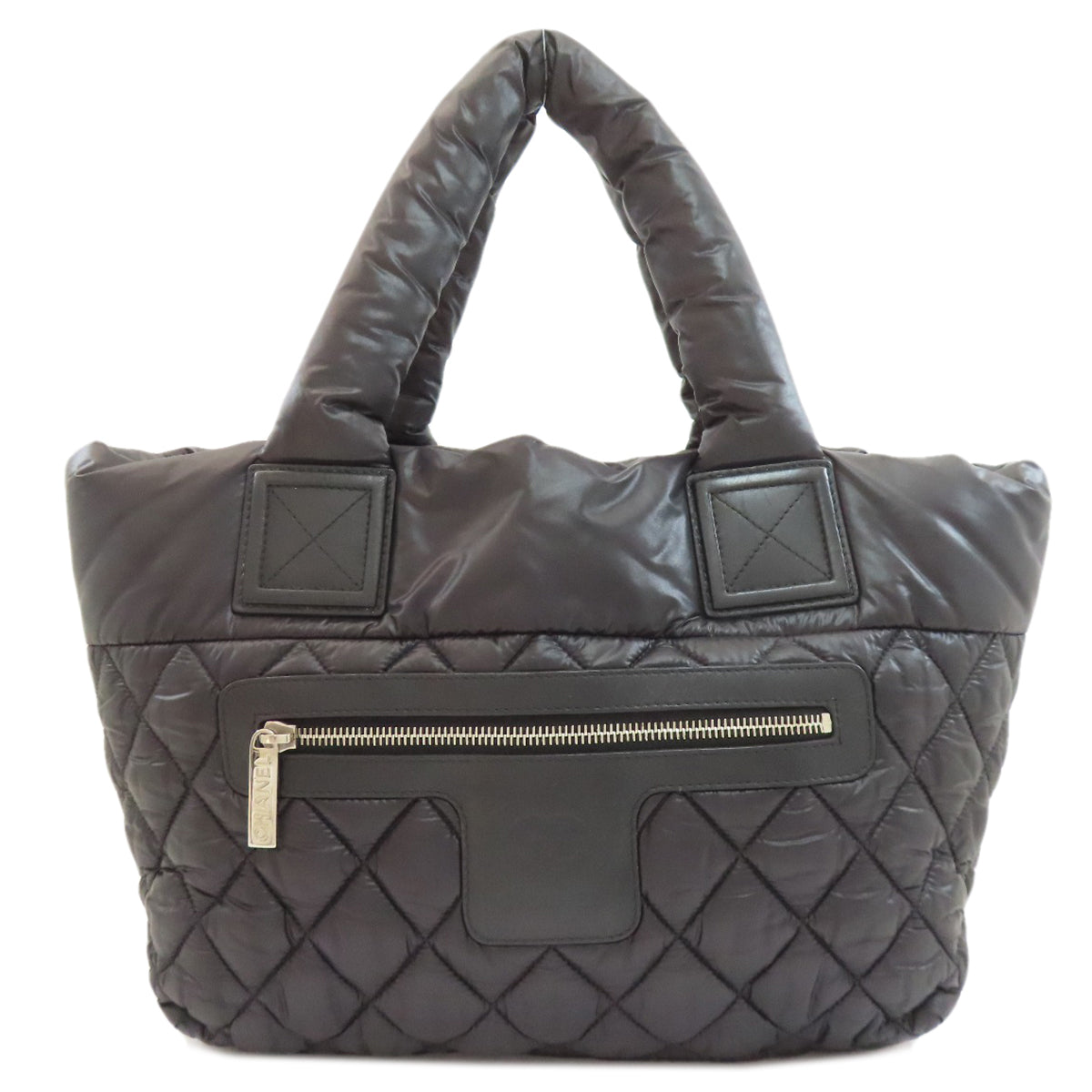 CHANEL Cocoko Koon SilverHardware Tote Bag Nylon Ladies [Used]