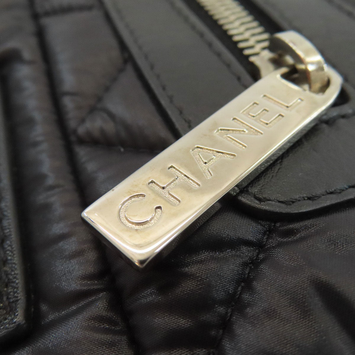 CHANEL Cocoko Koon SilverHardware Tote Bag Nylon Ladies [Used]