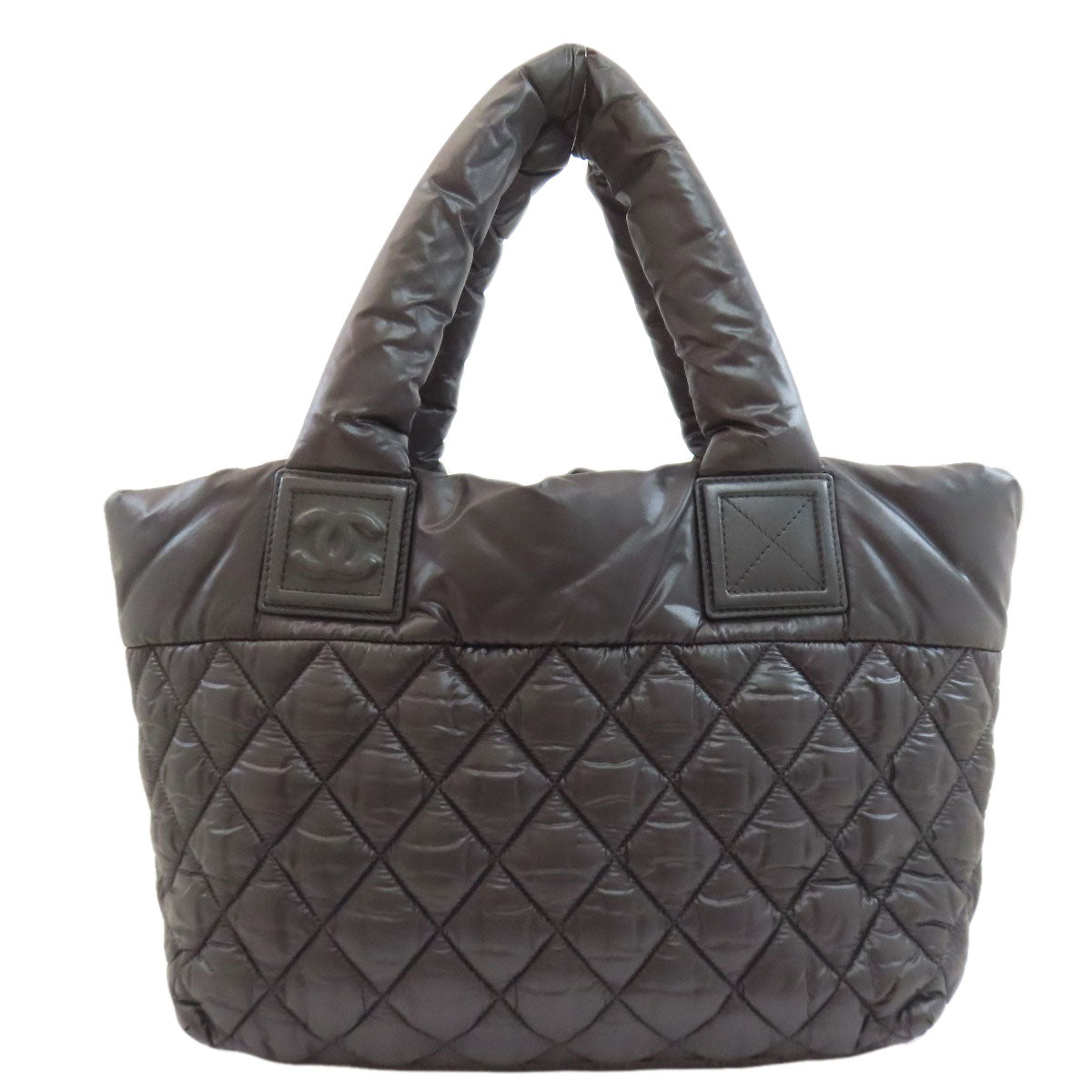 CHANEL Cocoko Koon SilverHardware Tote Bag Nylon Ladies [Used]