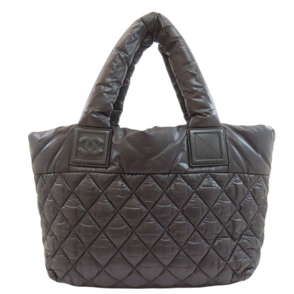 CHANEL Cocoko Koon SilverHardware Tote Bag Nylon Ladies [Used]