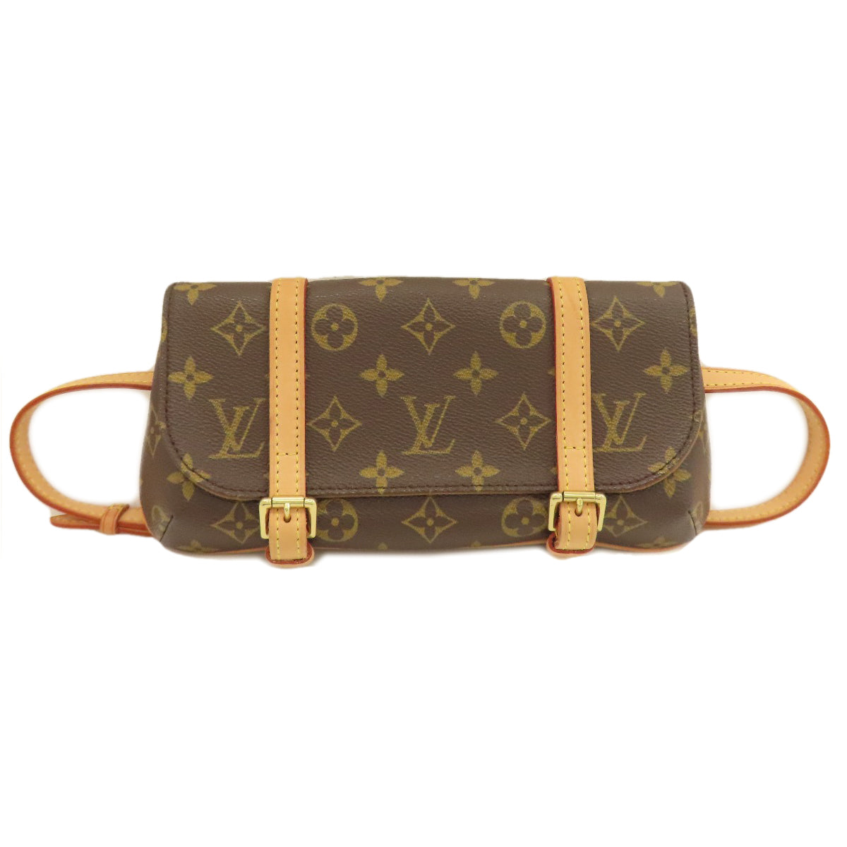 LOUIS VUITTON M51159 Pochette Marrell Hip bag, waist bag Monogram canvas Ladies [Used]