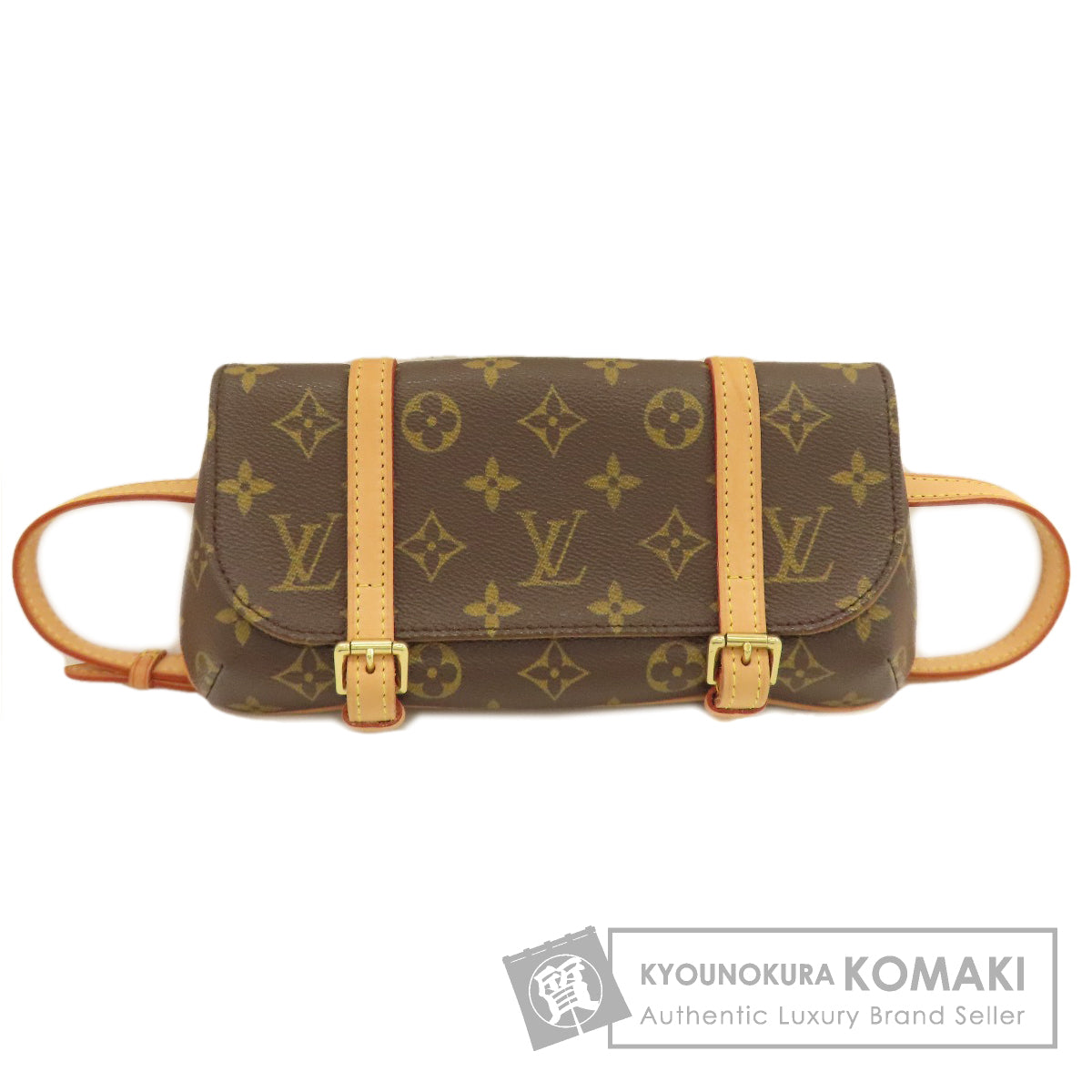 LOUIS VUITTON M51159 Pochette Marrell Hip bag, waist bag Monogram canvas Ladies [Used]