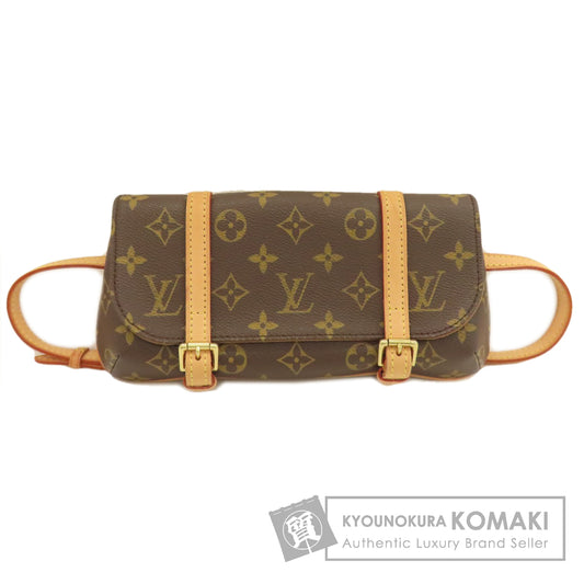 LOUIS VUITTON M51159 Pochette Marrell Hip bag, waist bag Monogram canvas Ladies [Used]